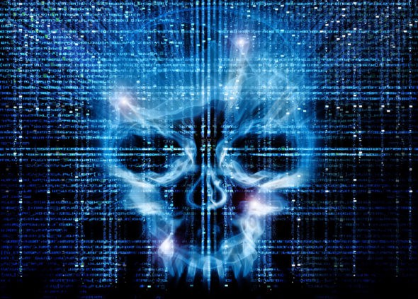 cybersecurity-skull