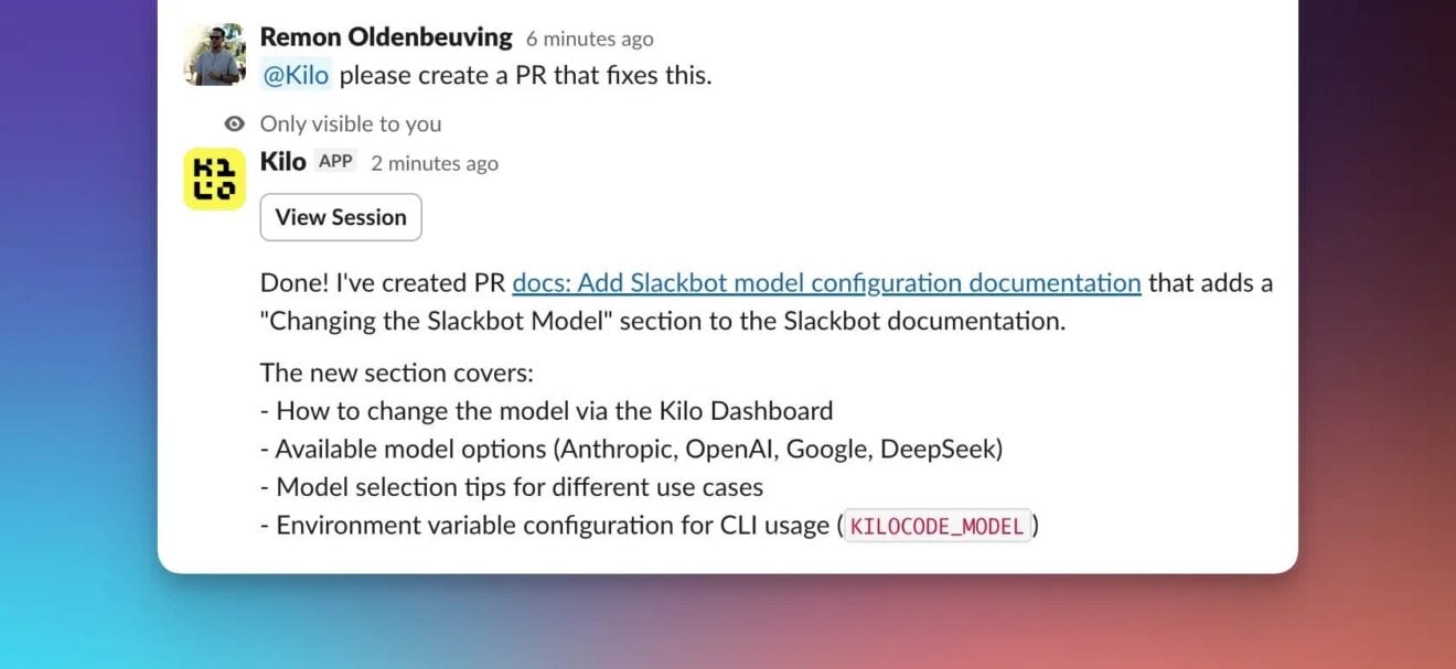 Kilo Code 推出 Slack 編程機械人 挑戰 Cursor 與 Claude Code 的 AI 編程方案