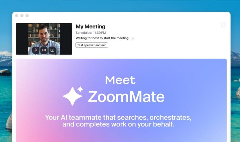 Meet ZoomMate 你的 AI 協作夥伴，搜索、協調與自動完成任務.